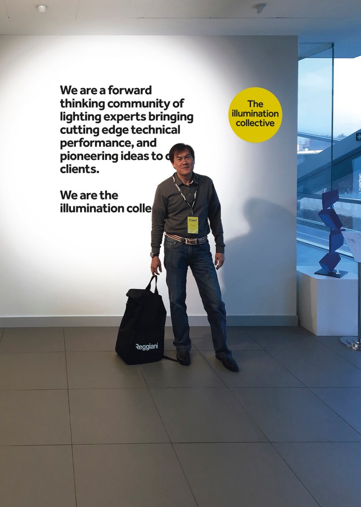 Nicholas Sim, Business Development Manager, Asia-Pacific Region, at Reggiani headquarters outside Milan, Italy.