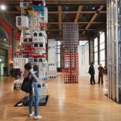 "Vertical City" at the 2017 Chicago Architecture Biennial, with Tatiana Bilbao Estudio's (Not) Another Tower at left.