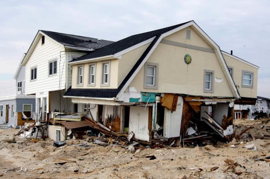 Hurricane Sandy damage in Ortley Beach, N.J. on Saturday, Nov. 10, 2012. (Governor's Office/Tim Larsen)