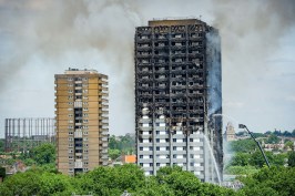 Grenfell Tower on June 14, 2017.