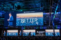 Autodesk CEO Andrew Anagnost led Autodesk University 2018's main stage keynote.
