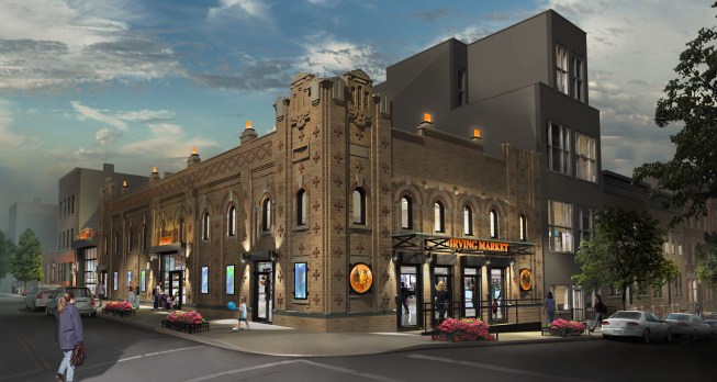 Design rendering of Irving Market.