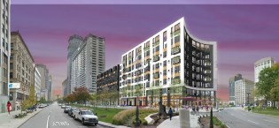 City Club Apartments CBD Detroit is the first conventionally financed mixed-use high-rise apartment community to break ground in Detroit’s central business district in 30 years.