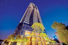 Tower at night