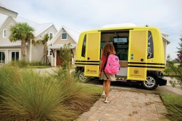 Kids at Babcock Ranch are trying out an autonomous school bus.