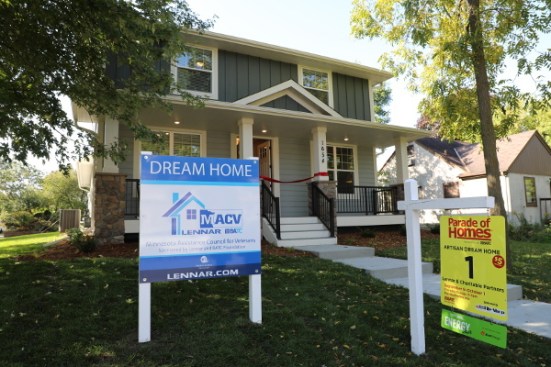 A Lennar home built with the Minnesota Assistance Council for Veterans.