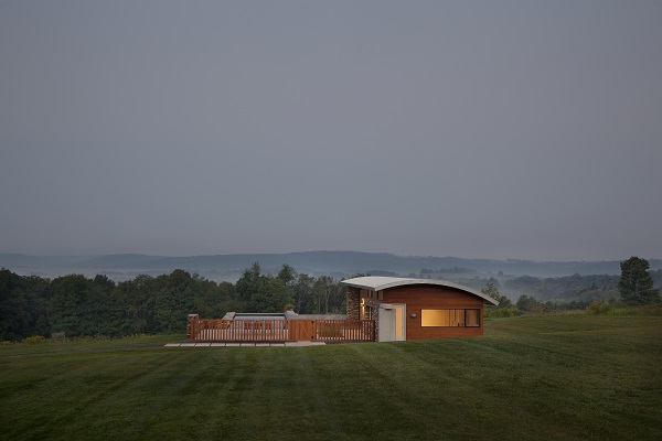 Guided by the site and landscape, Lakeville, Conn. architects, Demetriades + Walker are often inspired by agricultural buildings. Courtesy of Demetriades + Walker.