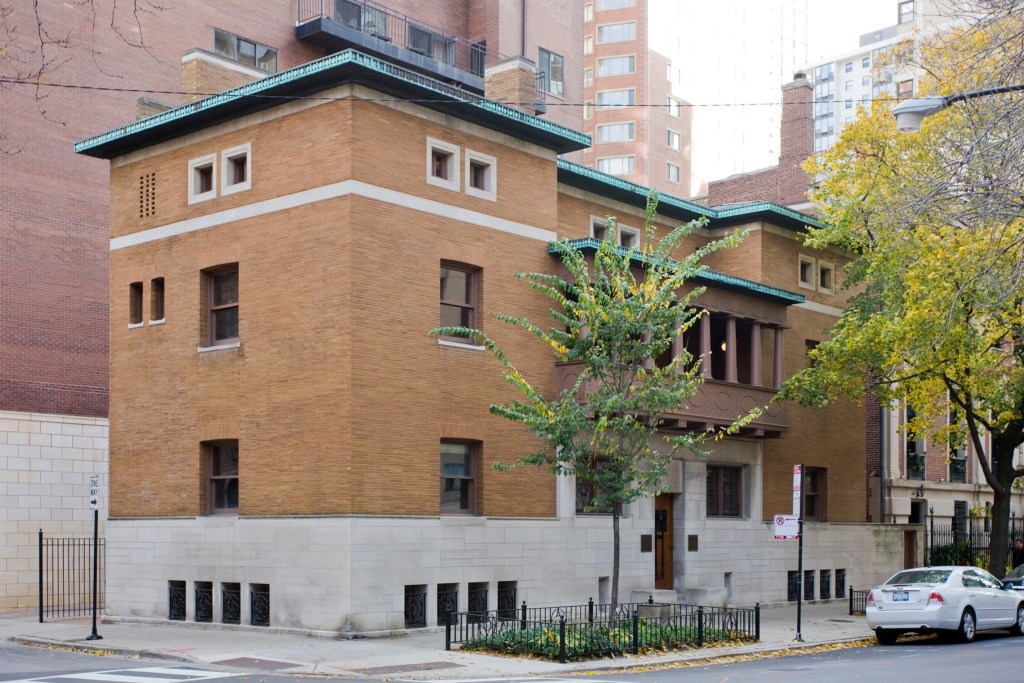 The Charnley-Persky House, headquarters of the Society of Architectural Historians.