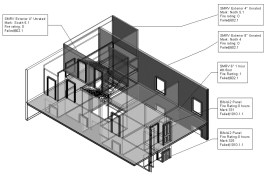 Annotated Revit model in APR