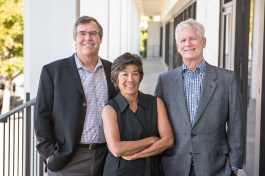 Daniel Stewart, Janene Christopher, and James Robbins (from left to right)