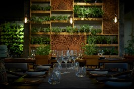 Main Dining area Herb Wall