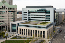 RHEINZINK America, Inc. and CENTRIA recently worked together to provide architectural zinc façade cladding and roofing systems on the Michael B. Coleman Government Center in Columbus, Ohio.