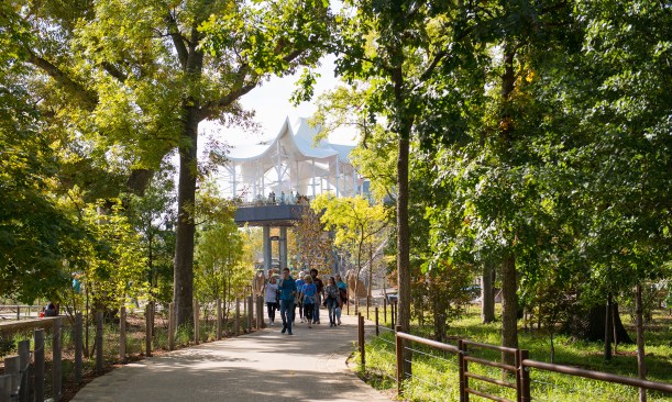 Approaching View of the Boat House