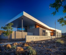 Site and building are cohesive and integral to each other. Sustainability and respect for the native desert became pivotal factors in site and design approach.