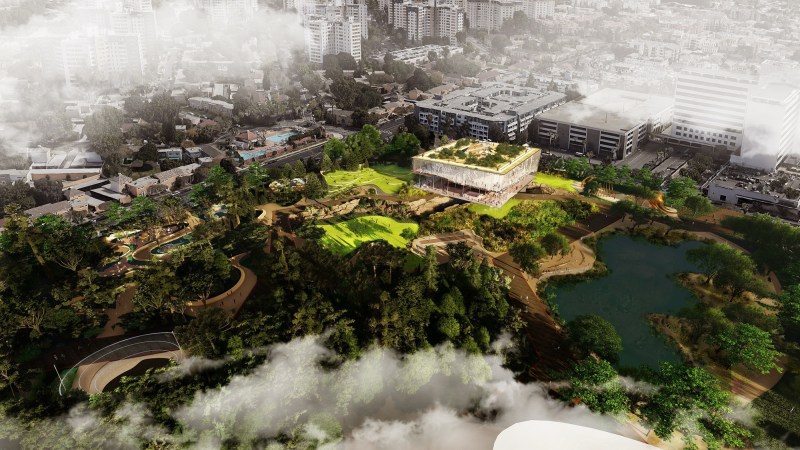 A rendering of Dorte Mandrup's proposal