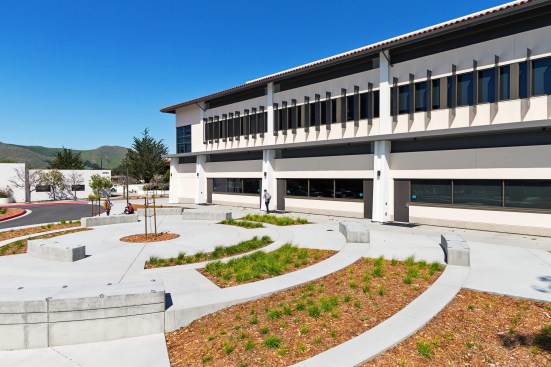Building and Courtyard View from South