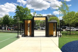 The Camp Barker Memorial at Garrison Elementary School in Washington, D.C., harkens back to the site’s original use as a barracks for Civil War soldiers that ultimately housed slaves who had recently escaped the South.