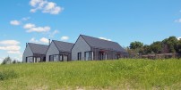 Exterior view from across south west prairie.