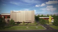 The shell of Oklahoma Contemporary's new flagship is made from bright-dipped aluminum.