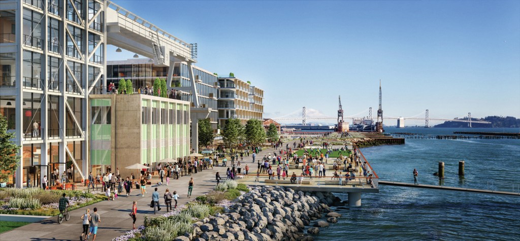 Rendering of the Potrero Power Plant in San Francisco by Perkins+Will.