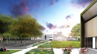 The Meals building at the Thaden School