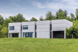 The Tsai Residence main house contains three bedrooms and three bathrooms.