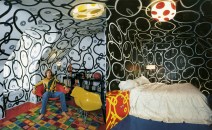 Adam's Day and Night Rooms, decorated by Patrick O'Brien, as featured in the Fall 1997 issue of "Nest"