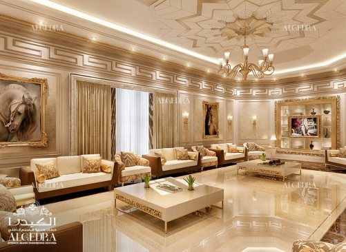 Luxury majlis interior design in Dubai