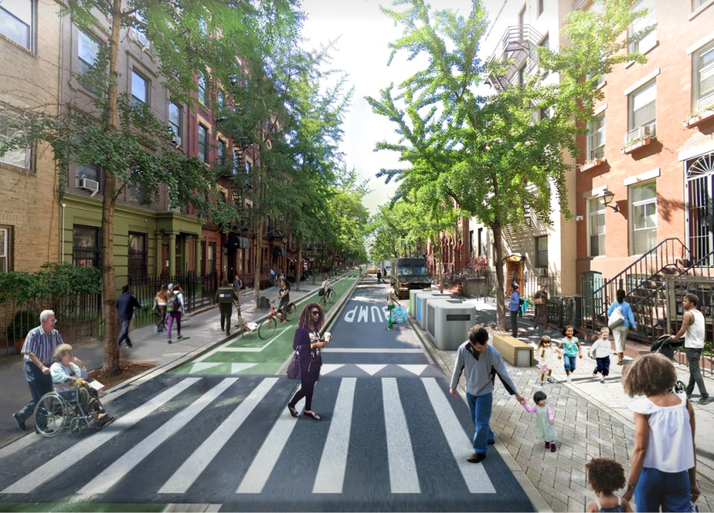 PAU's proposal for a redesigned 46th St.
