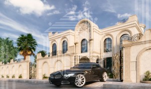 Exterior Front View With Boundary