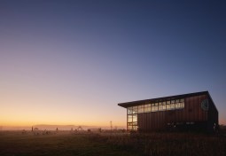 Early dawn at Flatwater Farms.