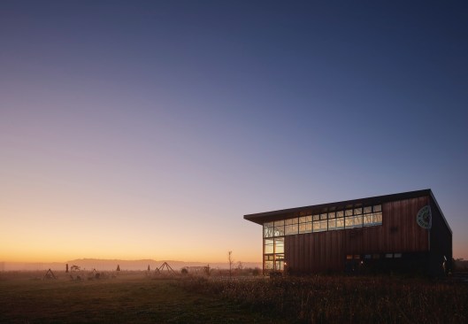 Early dawn at Flatwater Farms.