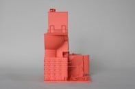 A model from the "As Built-As Lived" exhibition