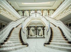 Palace entrance design in Abu Dhabi