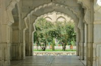 The Bagh-e Babur in Kabul, Afghanistan, designed by the emperor and now his final resting place