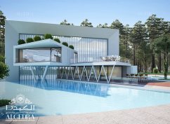 Modern villa exterior design