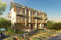 Michael Sorkin Studio’s Greenfill: House as Garden model incorporates individual units augmented by shared spaces, and ideally, space for communal gardens.