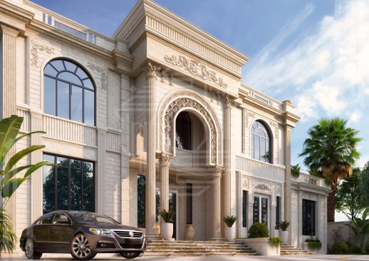 Classical Villa Exterior View 1