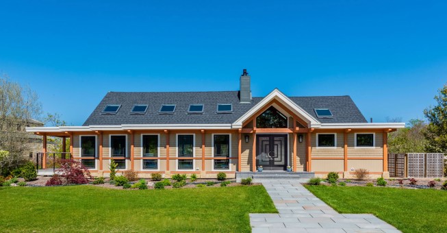 Cape Cod-style home renovated for use as a  rehearsal space.
