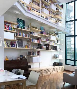 completed bookshelf