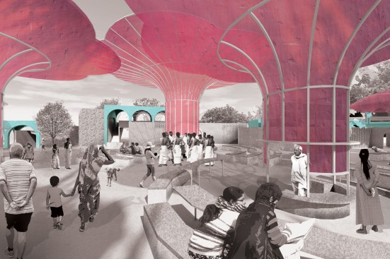 The Jeeveka Free Transitional Center in India, a research project that explored the design of a facility where bonded laborers could transition into normal life.