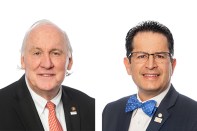 Robert M. Calvani (L) and Alfred Vidaurri Jr. (R)