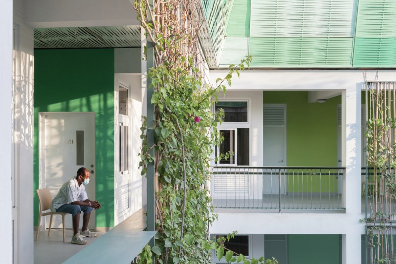 GHESKIO Tuberculosis Hospital in Port-Au-Prince, Haiti, designed by MASS Design Group.