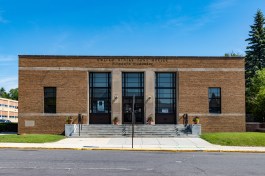 United States Post Office in Plymouth, Wis., constructed in 1940