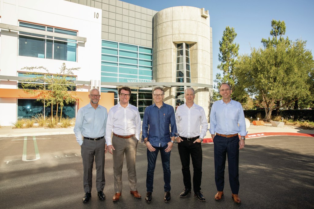 L to R: Matt Brady, Jay Todisco, Lawrence R. Armstrong, Kenneth Wink and Tobin Sloane