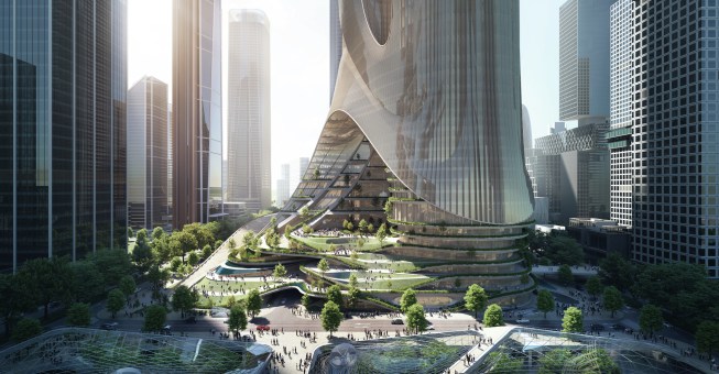 Tower C in Shenzhen, by Zaha Hadid Architects
