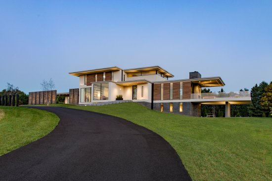 Walker Road modern hilltop home 