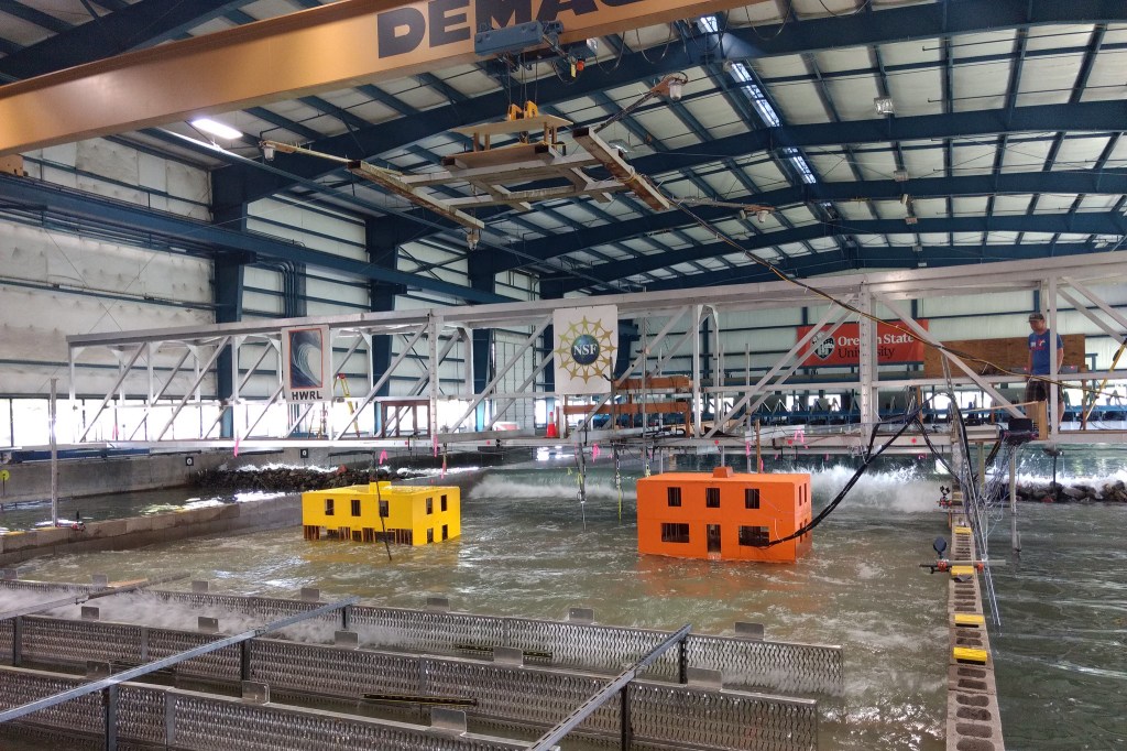 Wave testing at Oregon State University