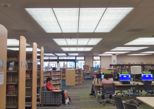 Two branch libraries in Anaheim, CA were able to improve their functionality and atmosphere with simple cosmetic renovations and an energy-saving upgrade to their luminous ceilings. 
