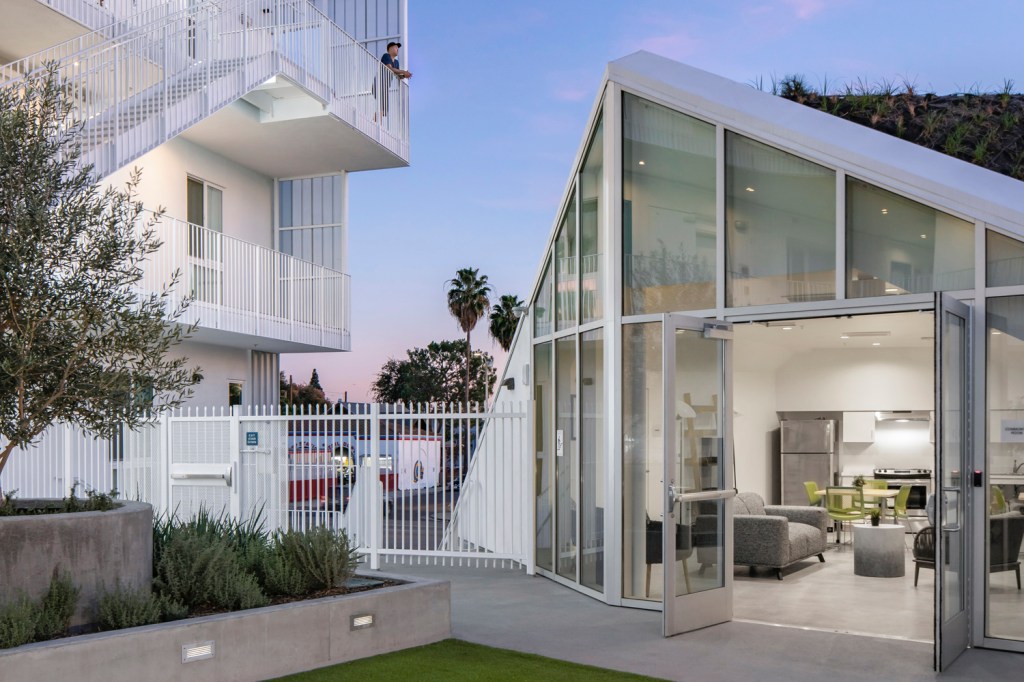 Lorcan O'Herlihy Architect's LEED Gold Design for MLK1101 in South L.A.